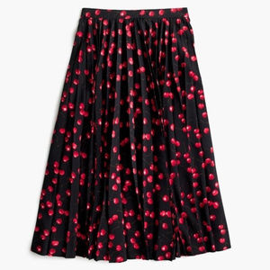 NWT Jcrew Cherry print skirt, Sz 6P